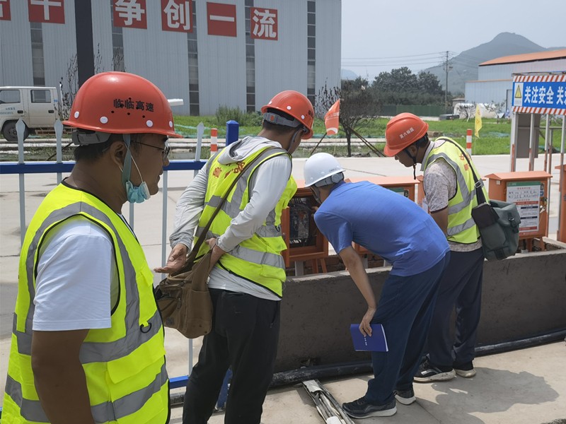 臨臨高速六標迎接山東高速集團公司 2022年度半年綜合檢查