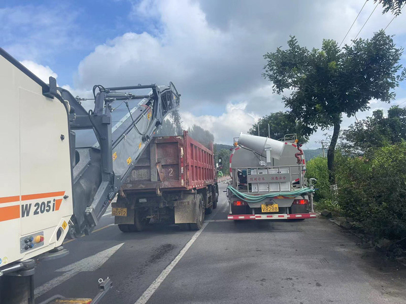 S231張臺(tái)線修復(fù)養(yǎng)護(hù)工程打響首戰(zhàn)第一槍