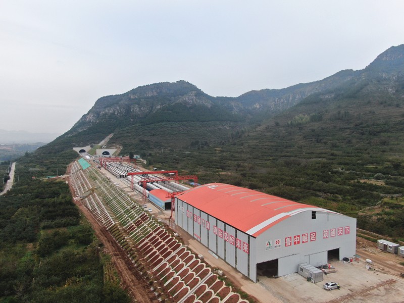 臨臨高速六標(biāo)北安樂預(yù)制場30米箱梁、40米T梁預(yù)制任務(wù)圓滿完成