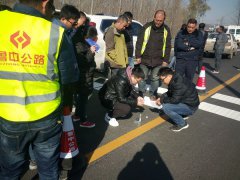 九東路順利完成交工檢測(cè)