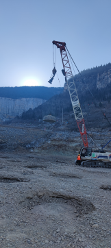 臨臨六標(biāo)一分部完成強夯首件施工