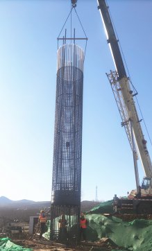 【臨臨風(fēng)采】創(chuàng)陽光高速公路，建人民滿意工程——西里互通A匝道橋樁基有序施工